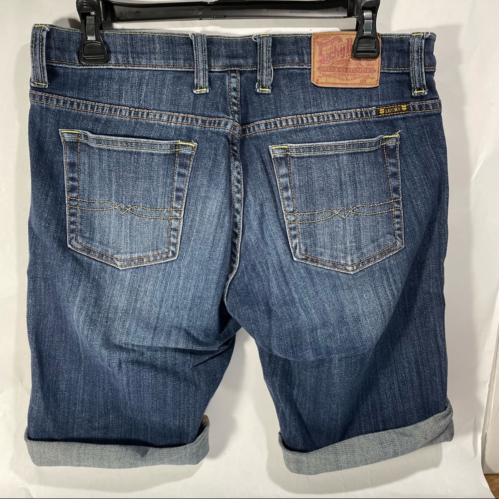Lucky brand easy Rider Bermuda jean shorts size 8
